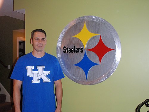 Steelers Wall Art pittsburg steelers wall art in brushed aluminum Steelers Wall Art pittsburg steelers wall art in brushed aluminum