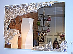 Cracked style mirror, art mirror, art mirrors