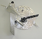 brushed aluminum art