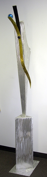abstract outdoor or indoor sculpture as well as a foyer sculpture