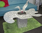 Table, art table, funky table, abstract table and contemporary table as well as dining table design