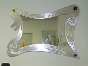 abstract mirror, funky styled mirror, art mirror