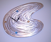 palette time clock in a artist palette shape