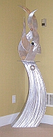 art stand and art base pedalstel for tabletop sculptures