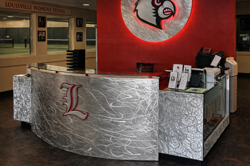 University of Louisville Bass Rudd Tennis Center front desk