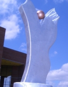 large outdoor sculptures, outdoor metal sculptures, outdoor wall sculptures