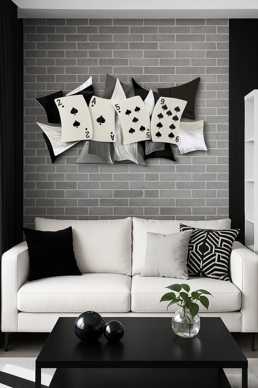 pop art contemporay modern pop art sculpture in brushed aluminum